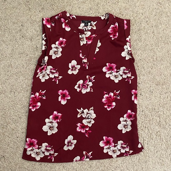NWOT Ann Taylor Petite Floral Blouse - Picture 4 of 5